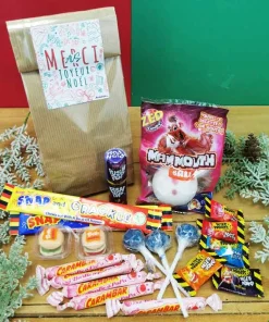 Sachet Bonbon des années 90 – Merci AVS – Joyeux Noël