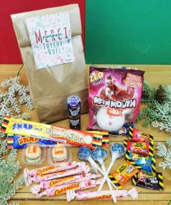Sachet Bonbon des années 90 – Merci Nounou – Joyeux Noël