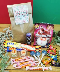 Sachet Bonbon des années 90 – “Merci pour cette année – Joyeux Noël “