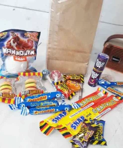 Sachet Bonbon des années 90 – Joyeux anniversaire Papa – Moustache