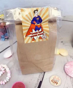 Sachet Bonbon des années 80 – Pour un super papa ! Super-héro !
