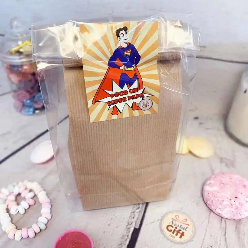 Sachet Bonbon années 90 – Papa super-héros – Image 3
