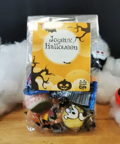 Sachet de Bonbons Halloween – 3 yeux, 3 Vampire Boom et 10 Halloween fourrés poudre (145g)