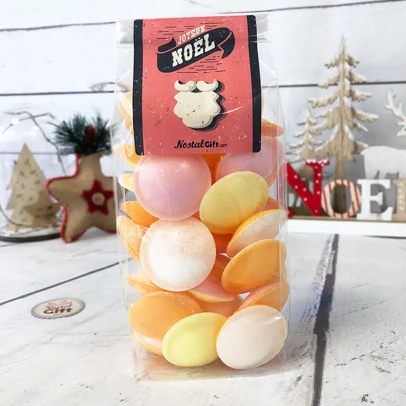 Sachet de bonbons de Noël – Soucoupes à la poudre x40