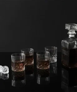 Coffret cadeau – Bouteille à Whisky et ses 4 verres