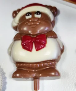 Sucette Rennes de Noël en chocolat au lait