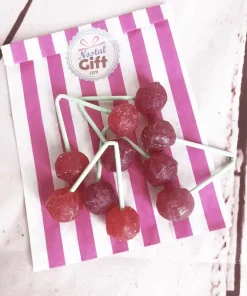 Sucette cerise jumelles x5