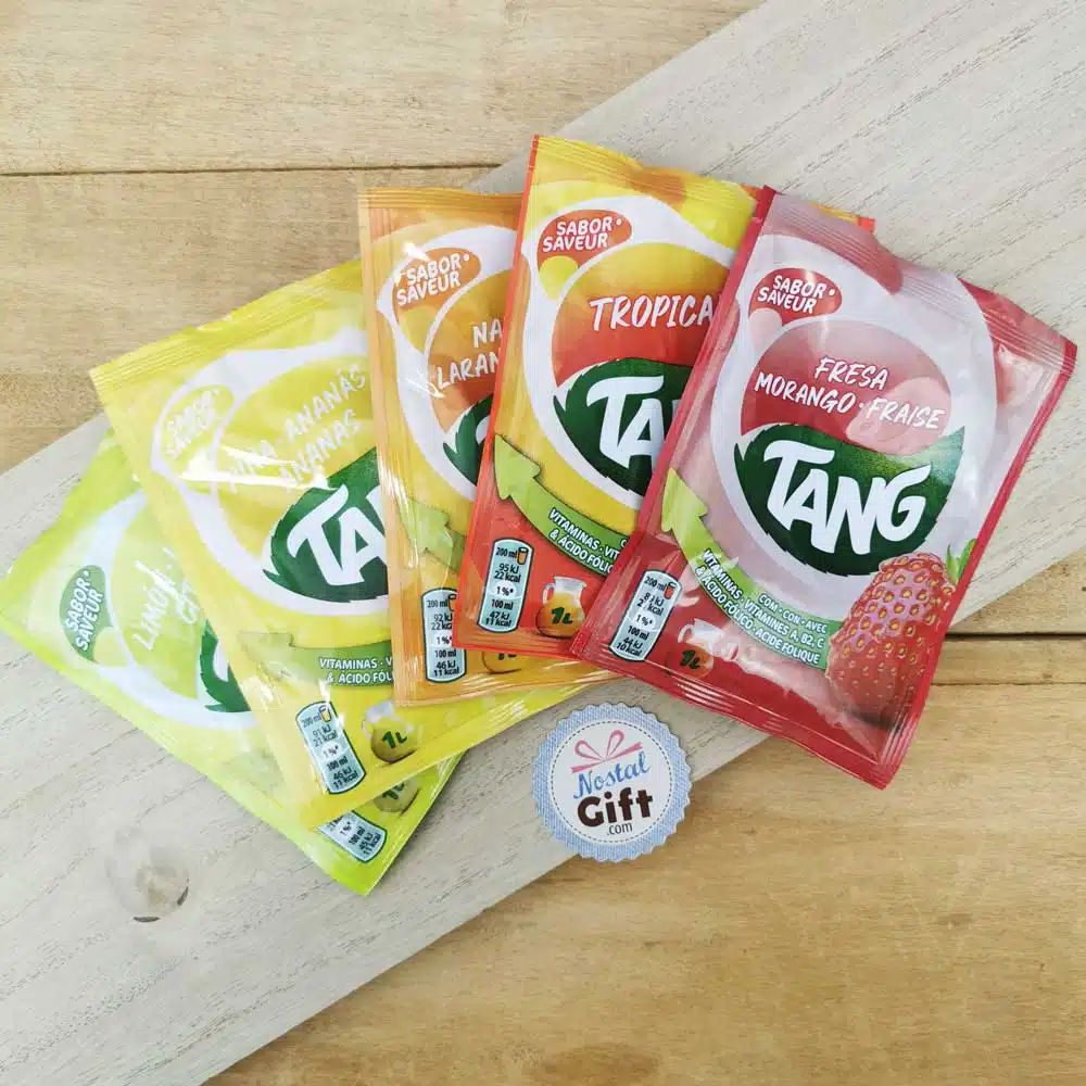 Boisson Tang x 5 (goûts Fraise, orange, citron, tropical, ananas)