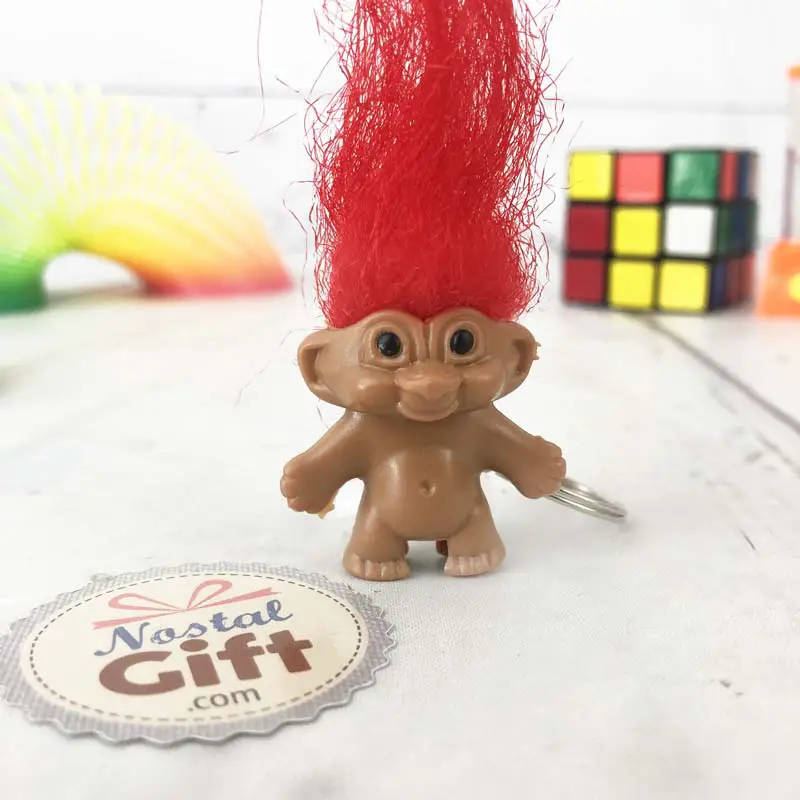 Porte-clefs troll vintage