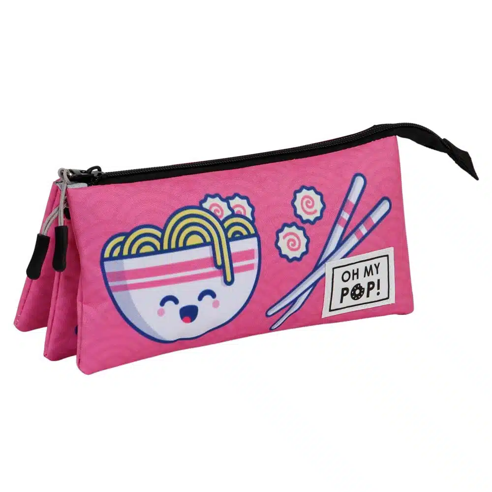 Trousse Kawaii Ramen – Oh My POP – 3 compartiments – 22 cm – Image 3