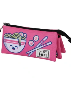 Trousse Kawaii Ramen – Oh My POP – 3 compartiments – 22 cm