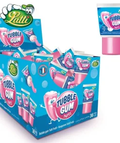 Tubble gum – Chewing gum en tube – Tutti frutti – Boîte de 36