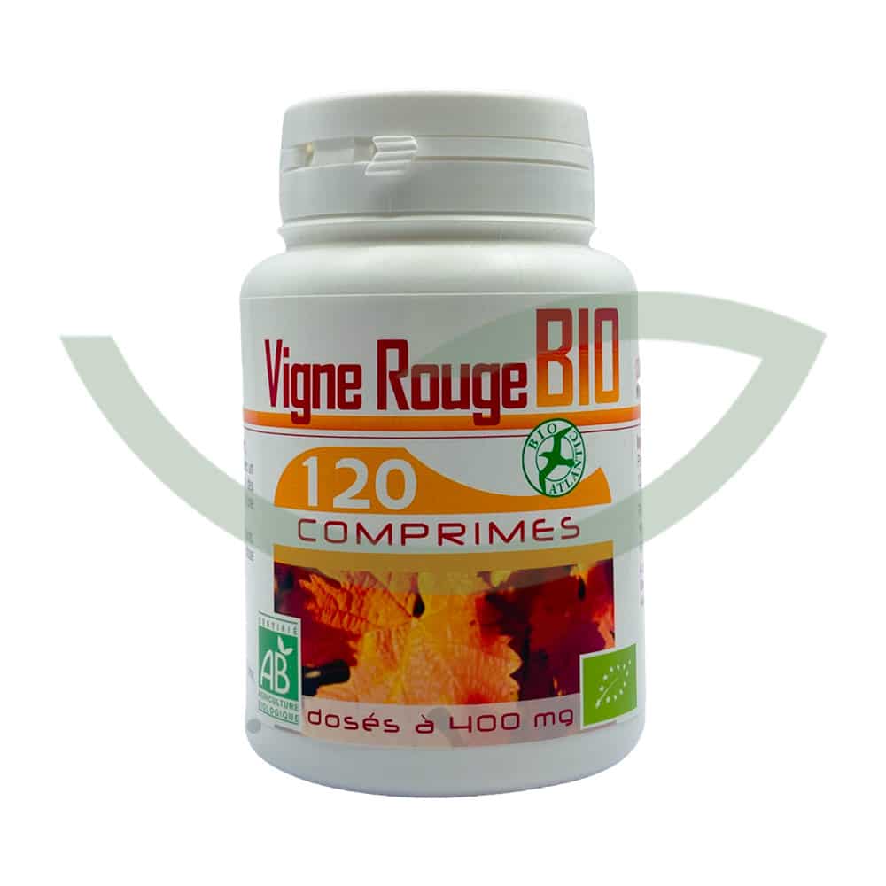 Vigne rouge bio – 120 comprimés – 400mg – GPH