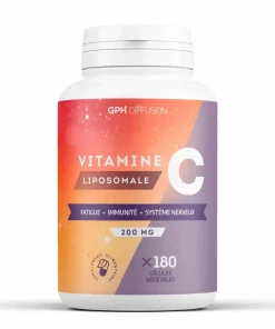 Vitamine C Liposomale – 180 gélules – 200mg – GPH