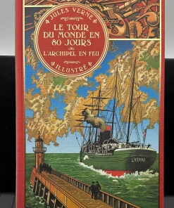 Le Tour du Monde en 80 jours – L’Archipel en feu Desssins par De Neuville et L.Benett