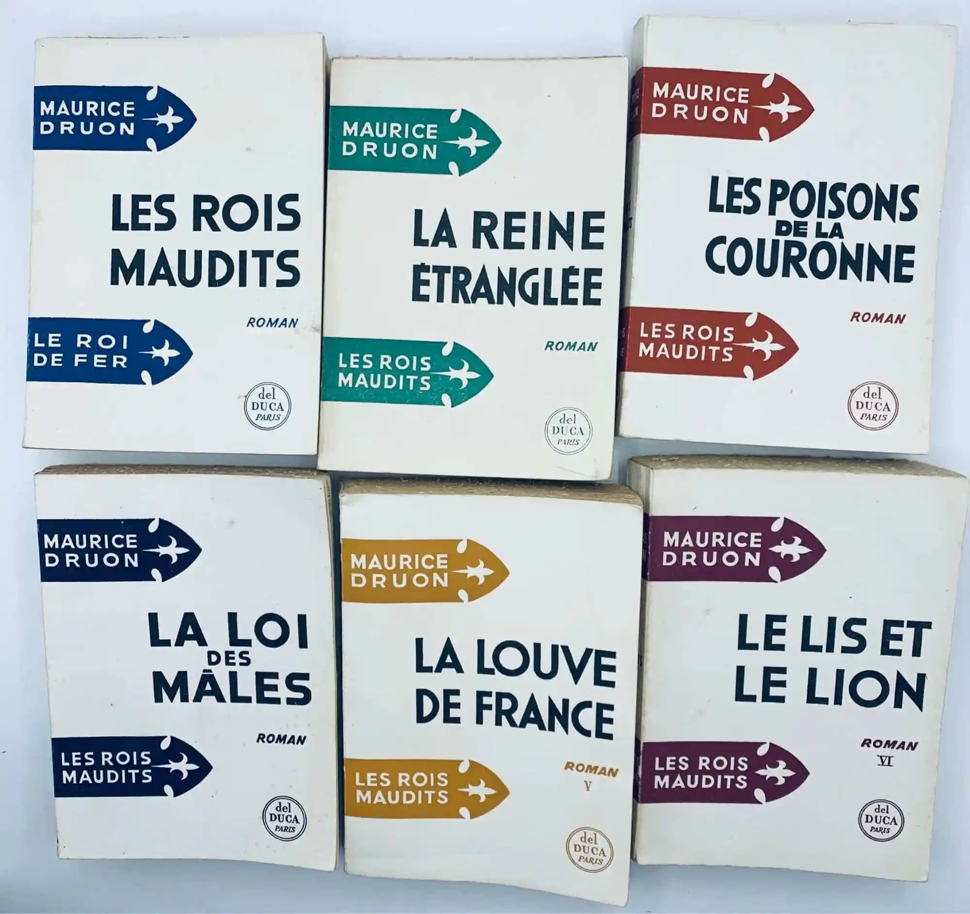 Les Rois Maudits 6 Volumes Ancienne Édition Maurice Druon