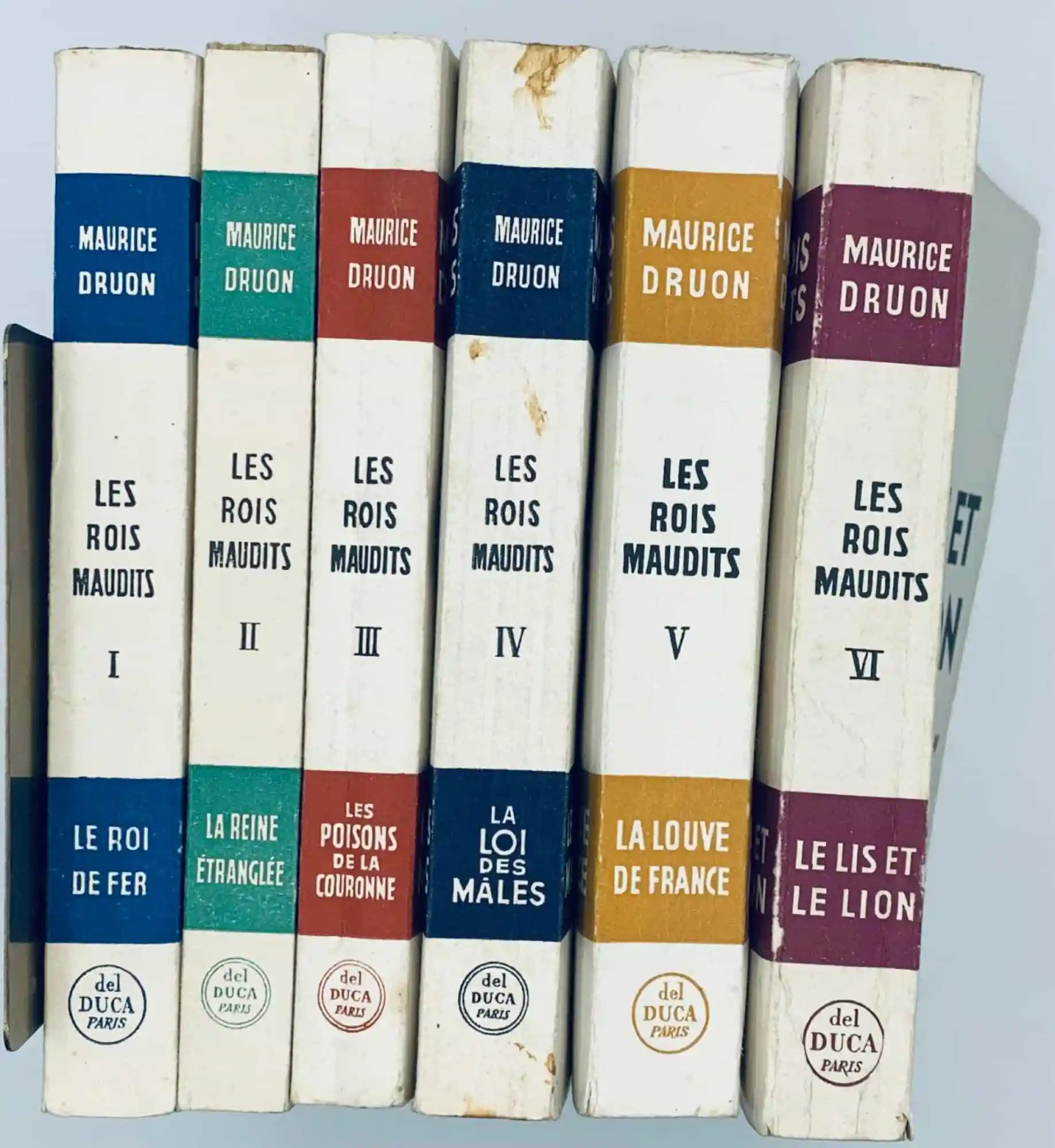 Les Rois Maudits 6 Volumes Ancienne Édition Maurice Druon – Image 3