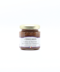Crème de marrons aux éclats de châtaignes – 125 g
