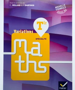 Variations Maths Tle – Éd. 2020 – Livre élève