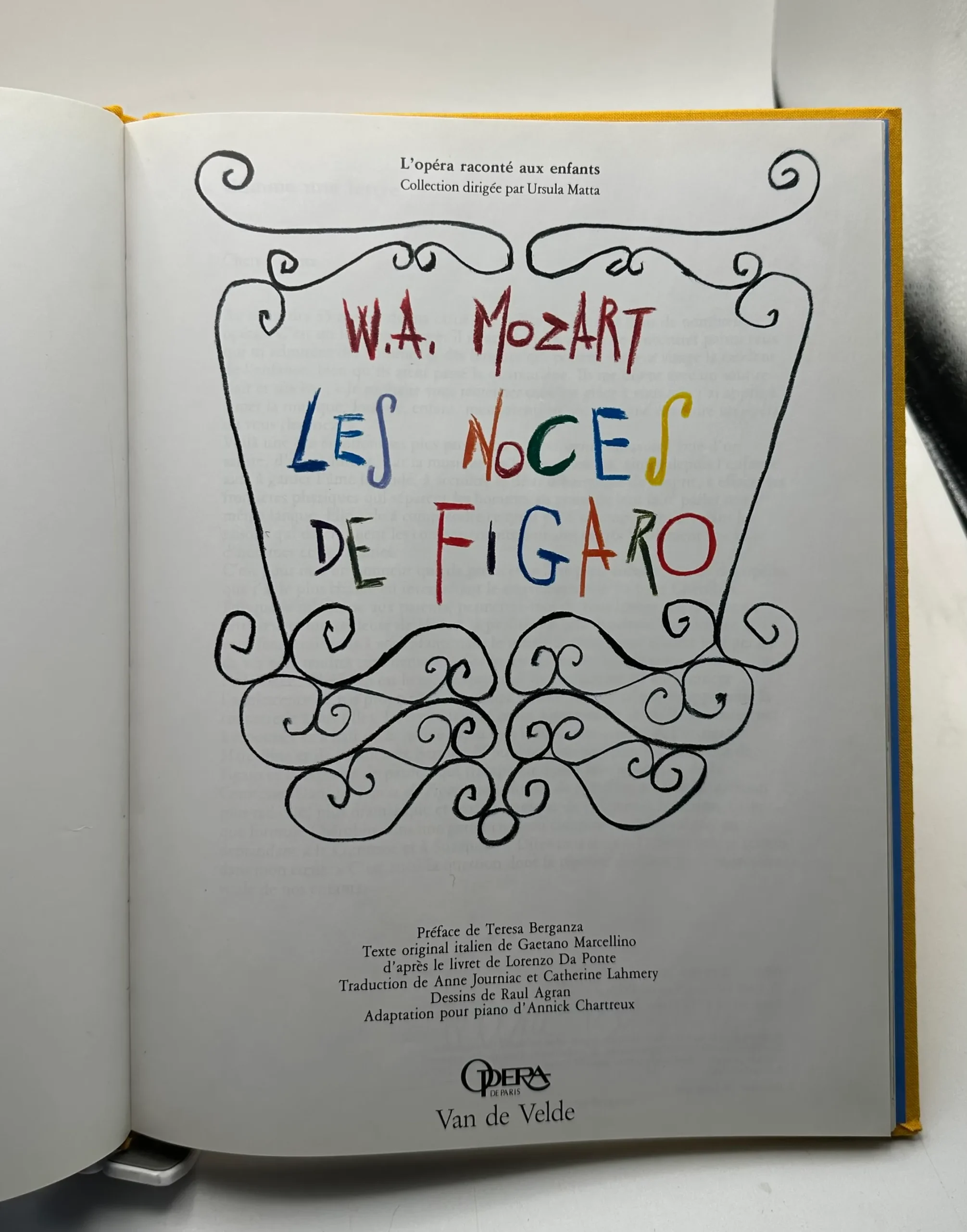 Noces de Figaro avec les partition d’extraits Wolfgang-Amadeus Mozart; Lorenzo Da Ponte – Image 5