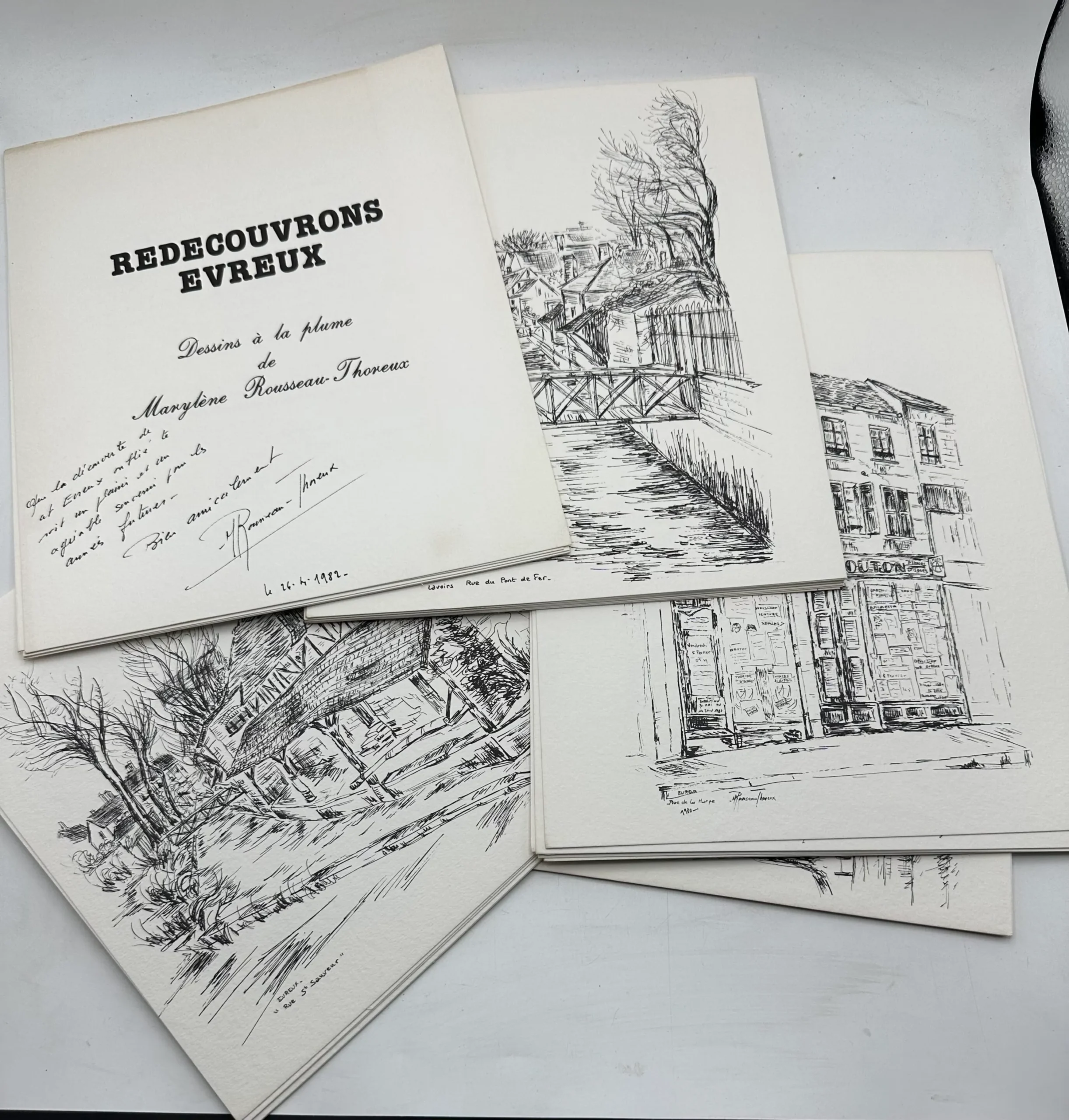 Redecouvrons Évreux Dessins à la plume Marylène Rousseau-Thoreux – Image 3