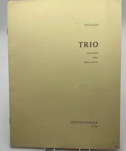 Vivaldi Trio Flauto dolce Oboe Basso continue