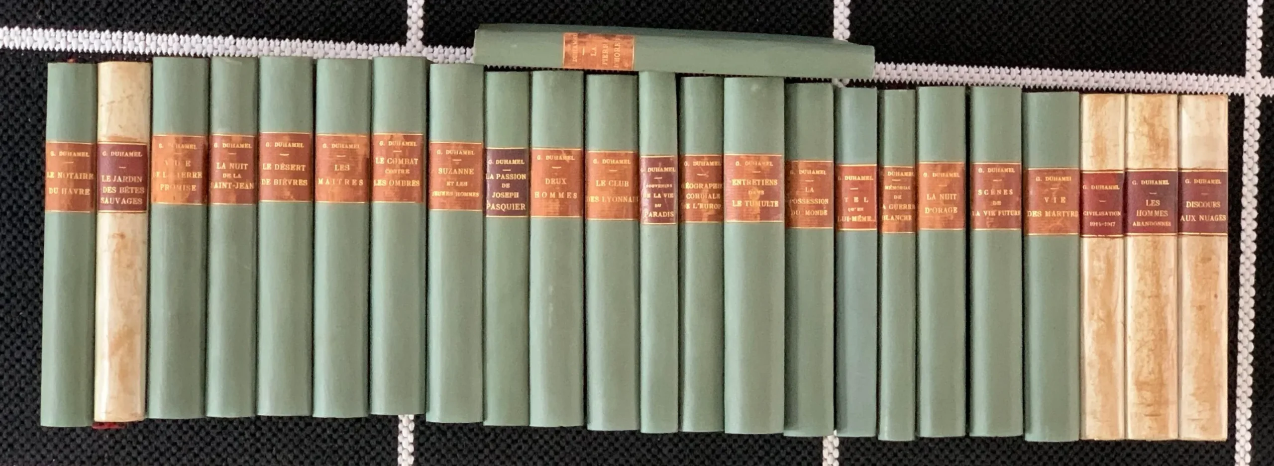 Collection unique d’œuvre Georges Duhamel 25 livres