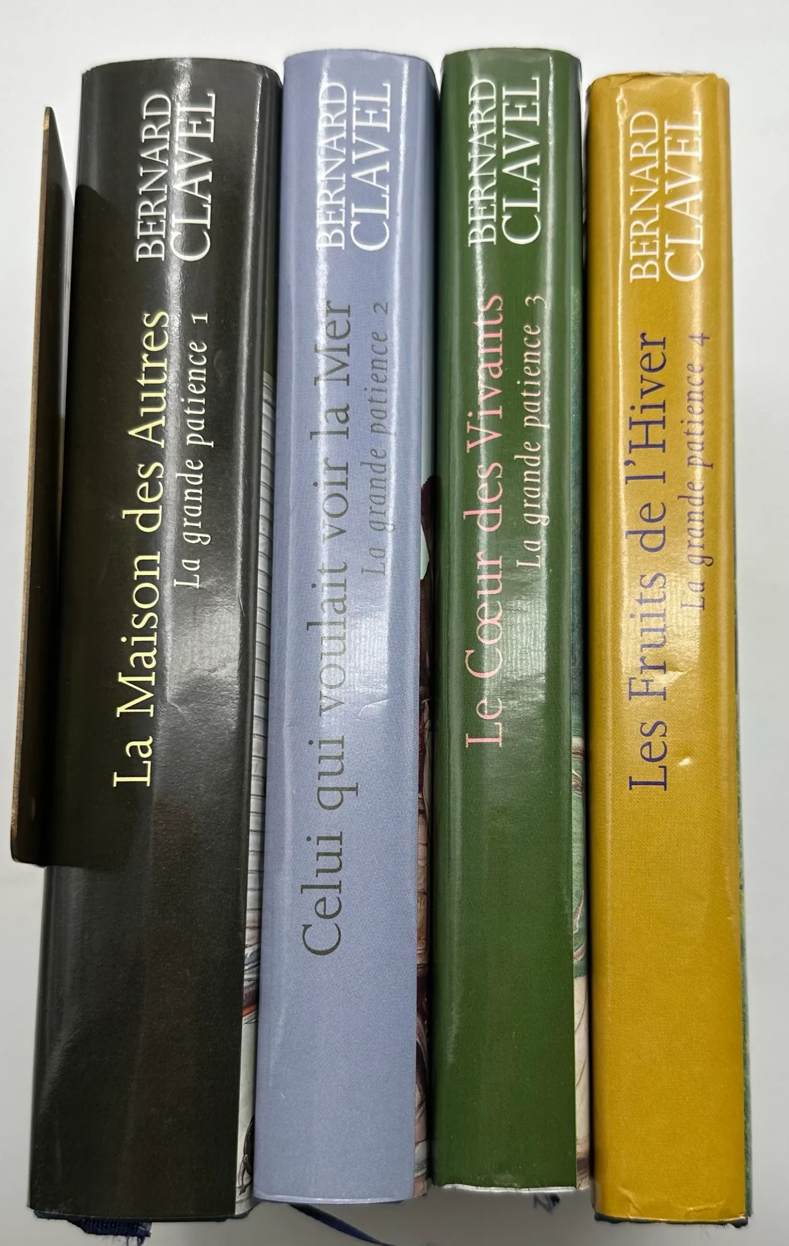 La grande patience en 4 volumes La maison des autres/Celui qui voulait voir la mer/Le coeur des vivants/Les fruits de l’hiverBernard Clavel – Image 2