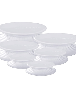 LEKUE – KIT COUV. EXTENSIB. REUTILISABLES 6 U.(8,5 X 2)+11,5+15+20+26 CM.