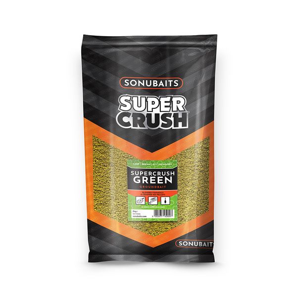 Amorce Sonubaits Supercrush Green Groundbait – 2 Kg