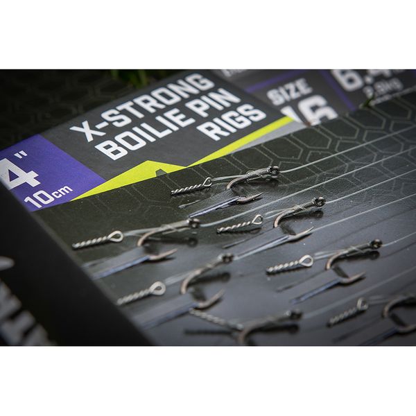 Bas de ligne montés Matrix MXC-4 4” X-Strong Boilie Pin Rigs – 10 cm – Image 2