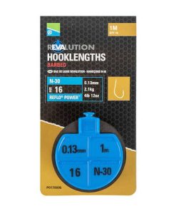 Hameçons montés Preston Revalution Hooklengths N-30