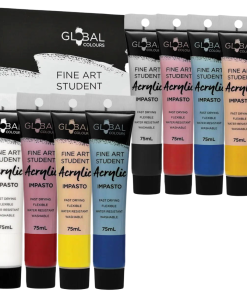 Coffret Peinture Acrylique – 8 Tubes de 75 ml