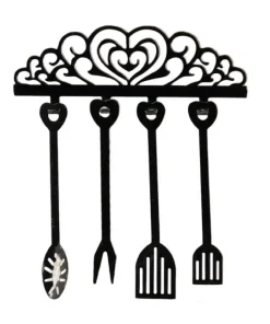 Ustensiles de cuisine avec support