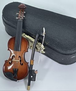 Violon laqué avec archet et étui