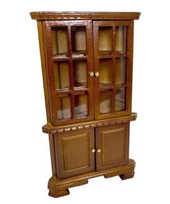 Vitrine d’angle – Noyer