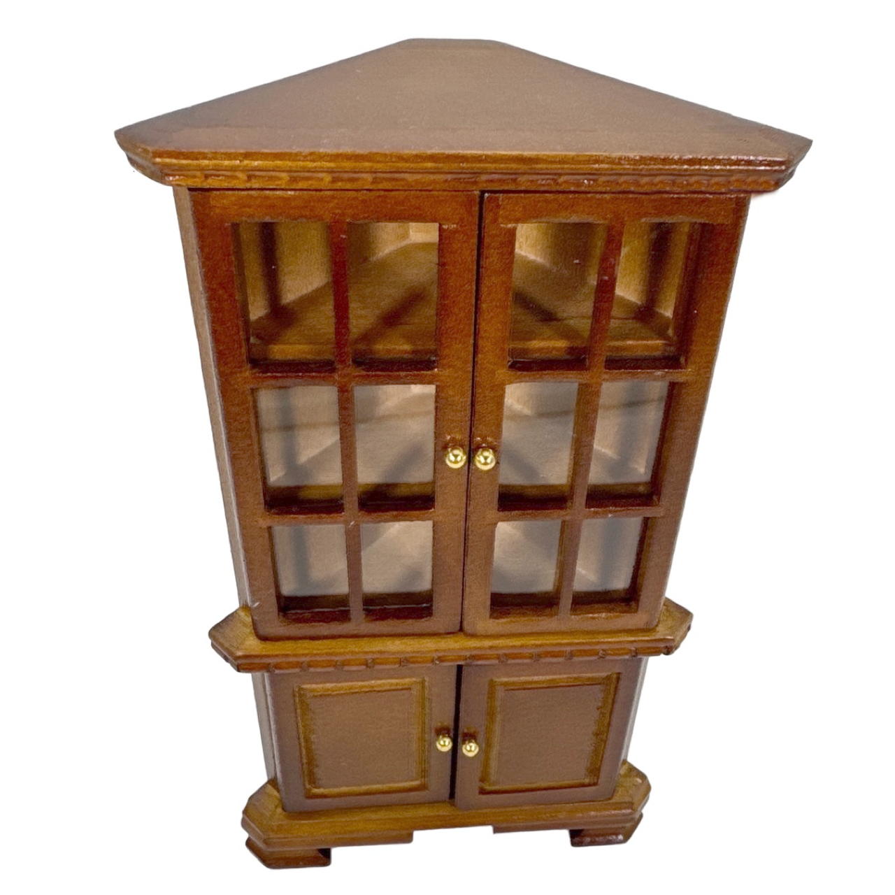 Vitrine d’angle – Noyer – Image 3