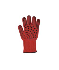 MASTRAD – GANT ANTI-CHALEUR ET BBQ – AMBIDEXTRE ROUGE