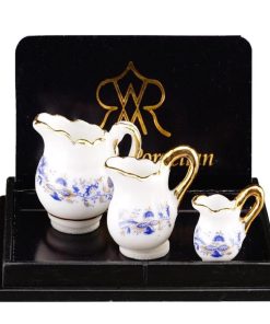 Pots à lait de tailles différentes – Blue onion