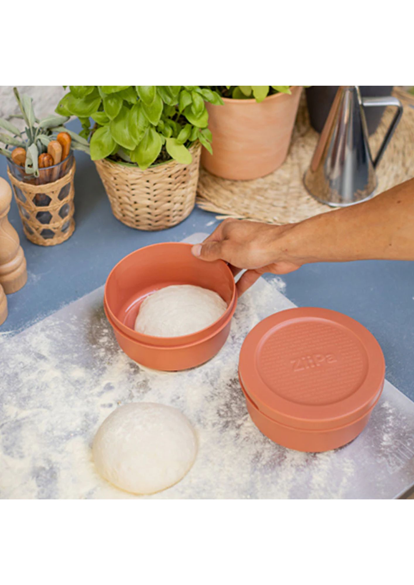 ZIIPA – SET DE 6 BOITES A PATONS SPETINA TERRACOTTA – Image 3