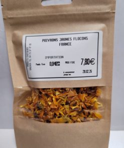 POIVRON JAUNES FLOCONS FRANCE