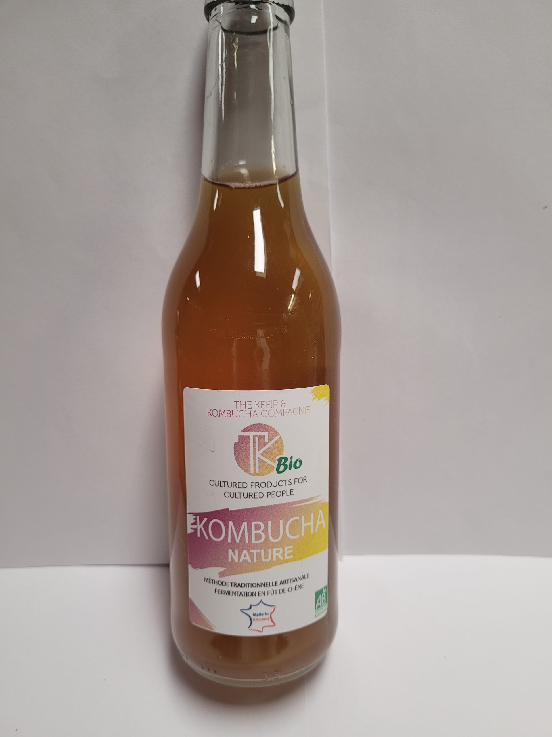 KOMBUCHA NATURE BIO 33cl net TOURAINE FRANCE