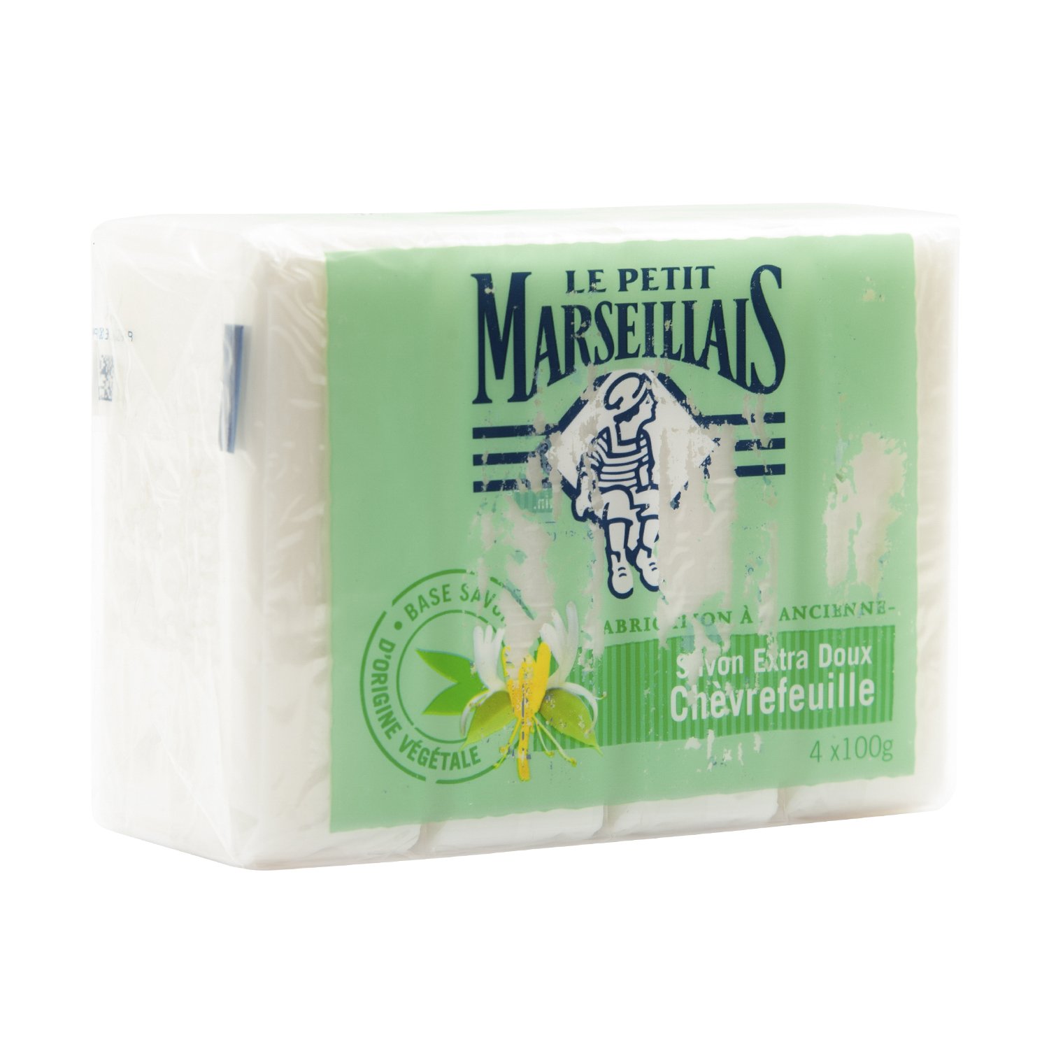 MARSEILIAIS SAVON CHEVREFEUILLE 4X100G