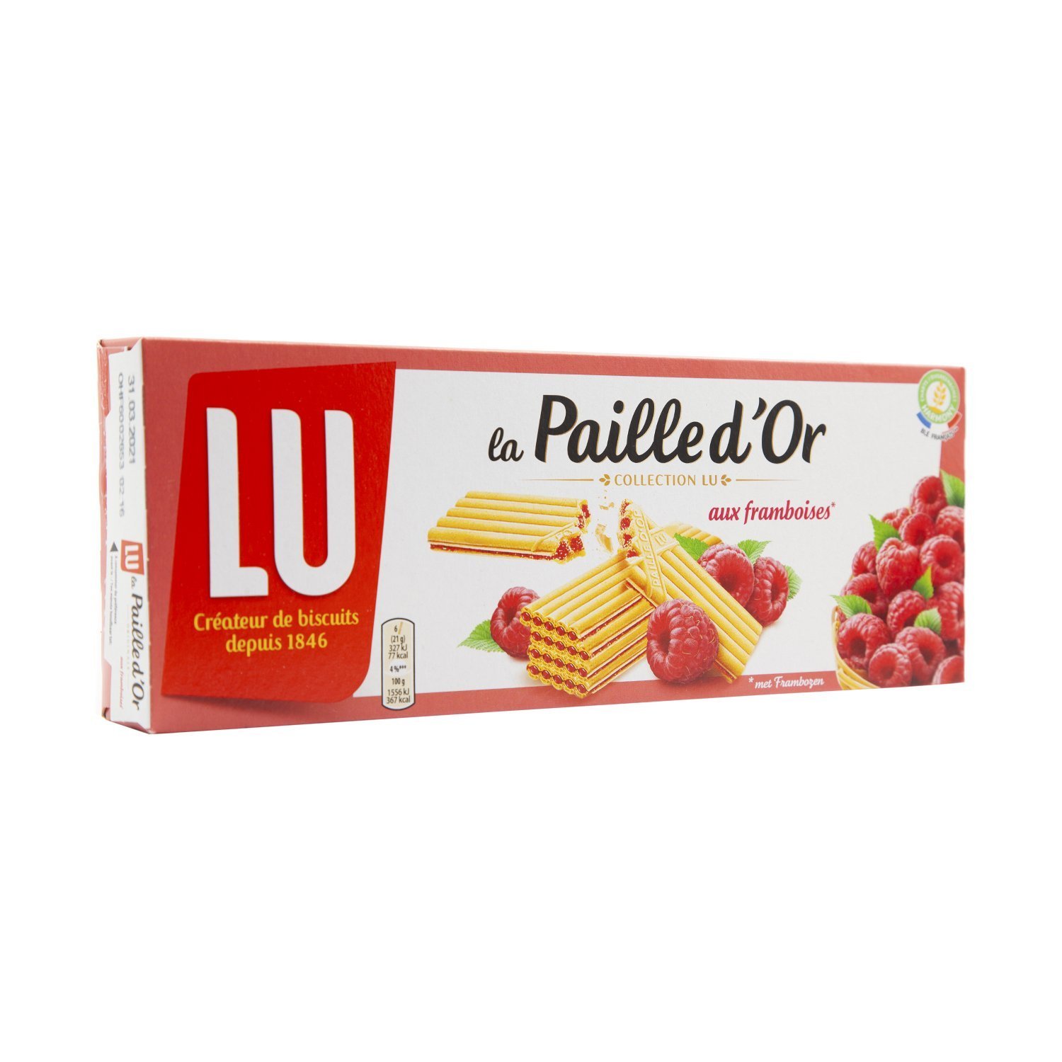 LU PAILLE D’OR FRAMBOISES 170G