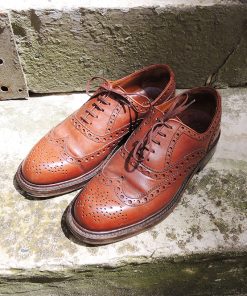 Paire d&rsquo;Anciennes Derbys en Cuir Joseph Fenestrier