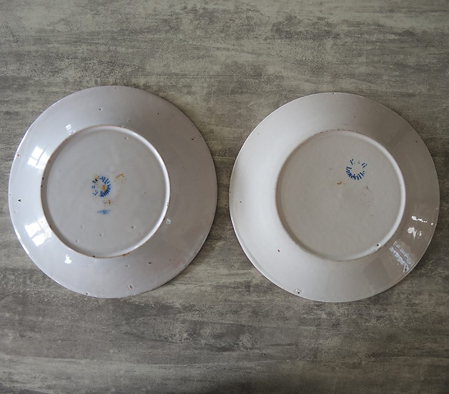 2 Assiettes Coq en Céramique de Lunéville – Image 4