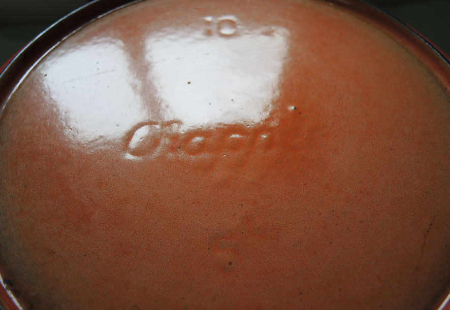 Ancienne Cocotte en Fonte Emaillée Orange – 5 L – Image 6