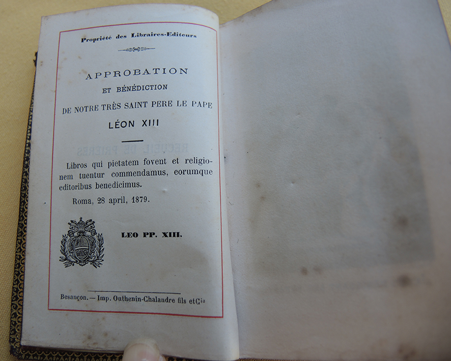 Ancien Recueil de Prières de Madame Fenouil Limoges Ed 1879 – Image 4