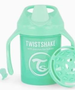 TWISTSHAKE – TASSE A BEC 230ML ANTIFUITES SANS BPA AVEC CAPUCHON 4M+ – Vert
