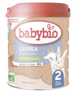 BABYBIO – LAIT BIO INFANTILE DE CHEVRE CAPREA 2 POUR BEBE DES 6 MOIS